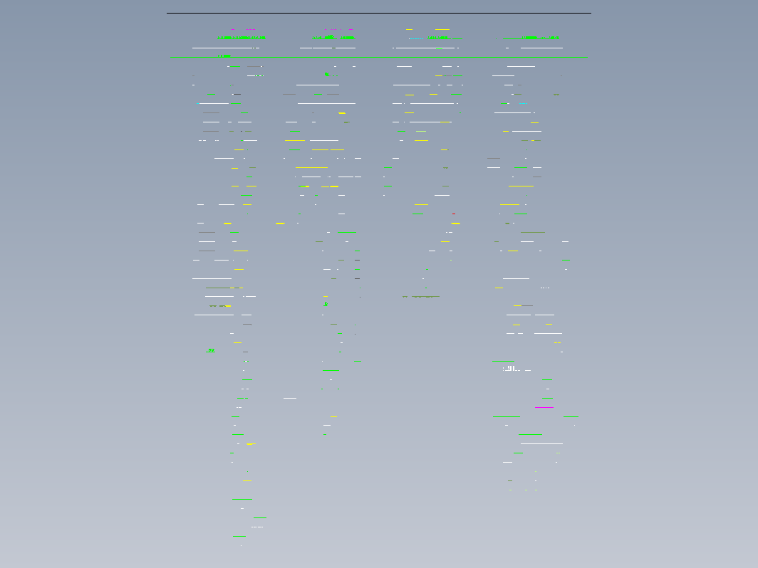 HDK户型排水管布置图