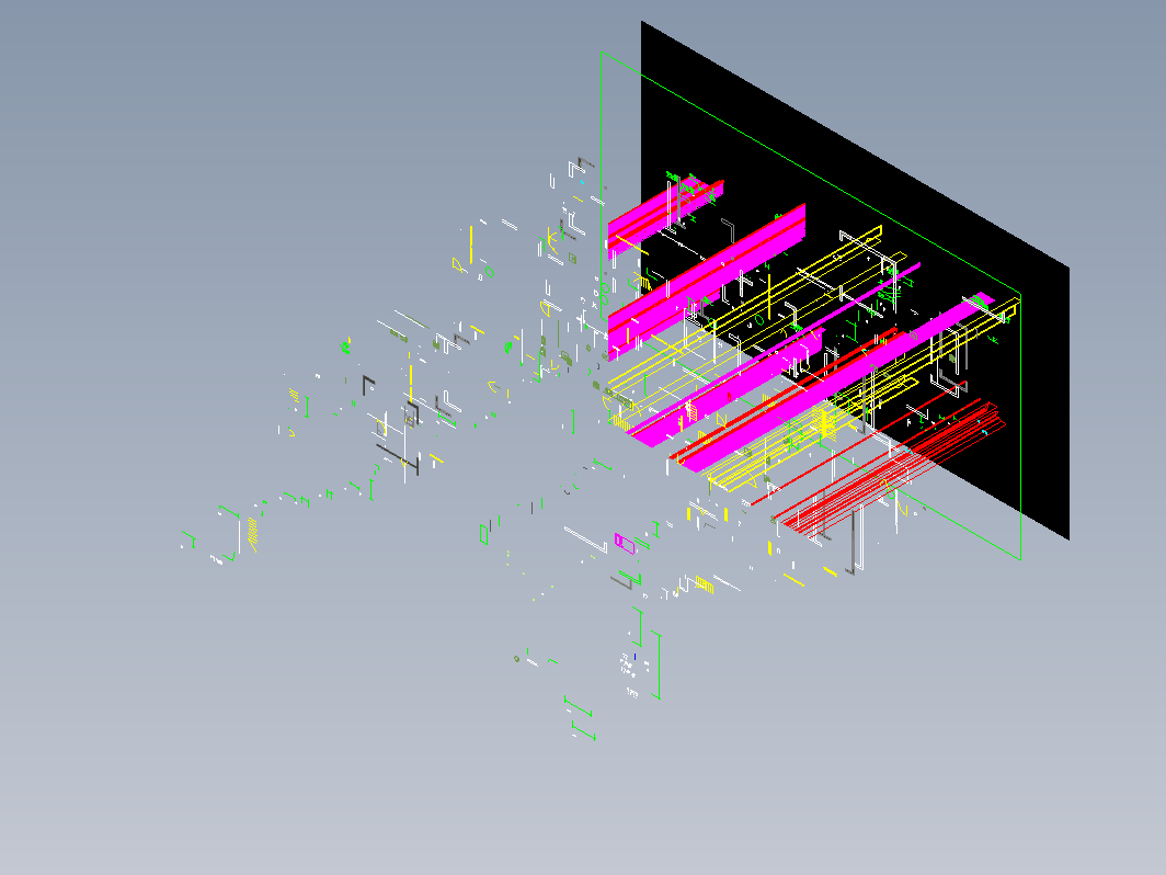 HDK户型排水管布置图