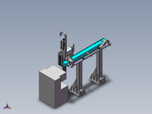 打标机械手3D