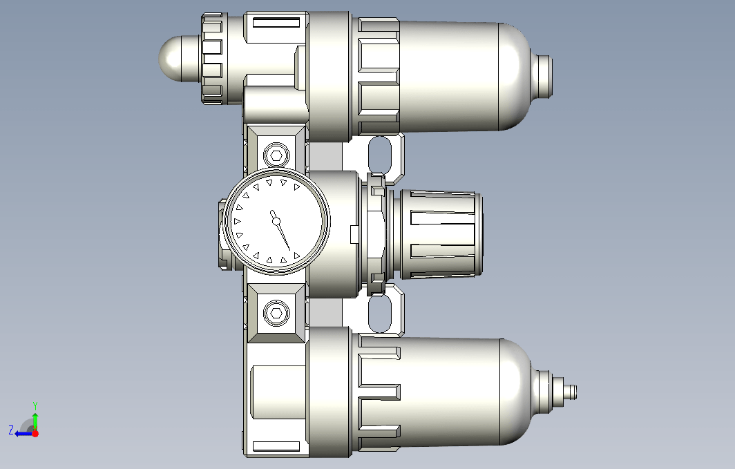 气源处理元件三点式组合3D-AC-150-A系列