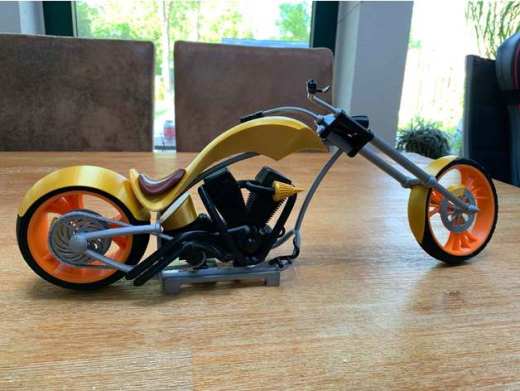Chopper豪华摩托车