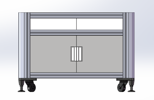 非标一体化设备机架模型缩略图