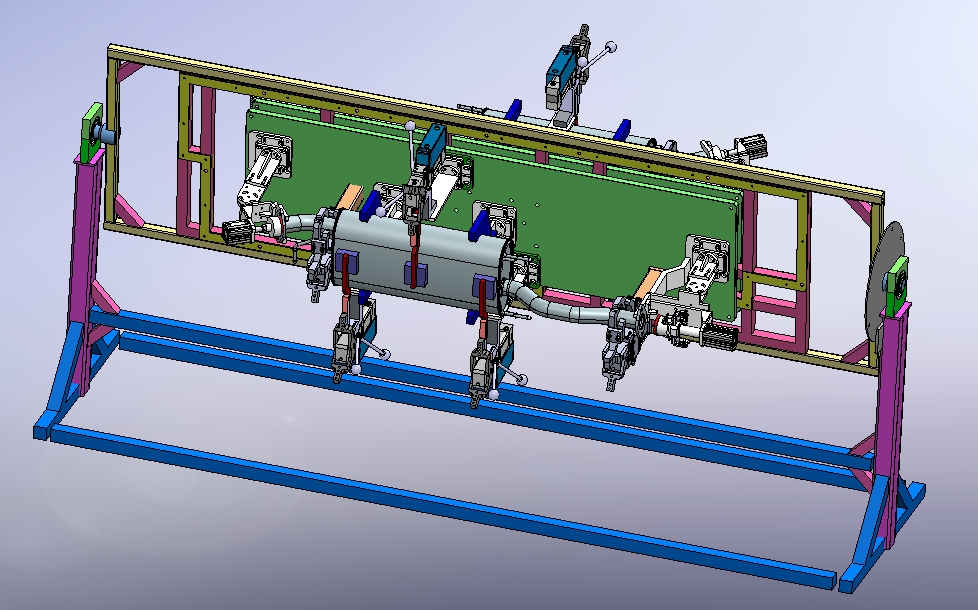 汽车排气管焊接工装
