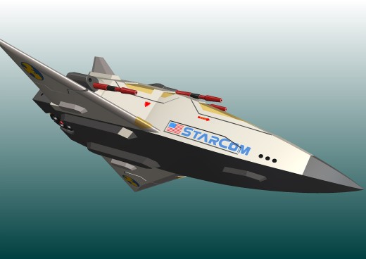 STARMAX科幻轰炸机造型