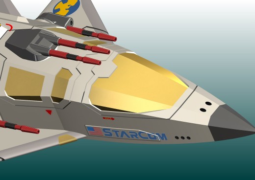 STARMAX科幻轰炸机造型缩略图