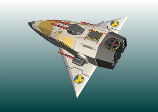 STARMAX科幻轰炸机造型缩略图