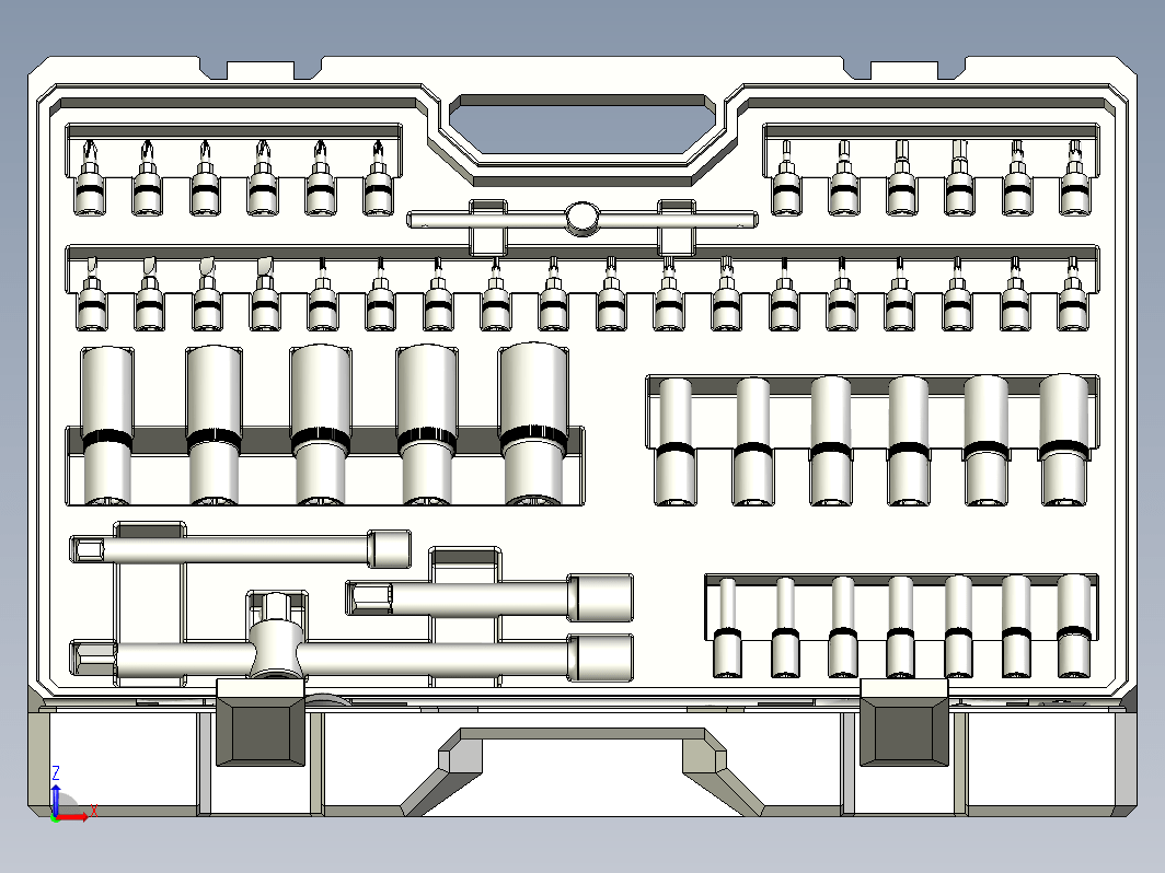 棘轮套筒扳手工具箱