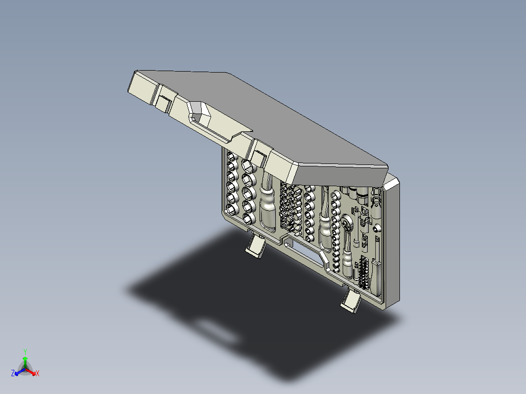 棘轮套筒扳手工具箱