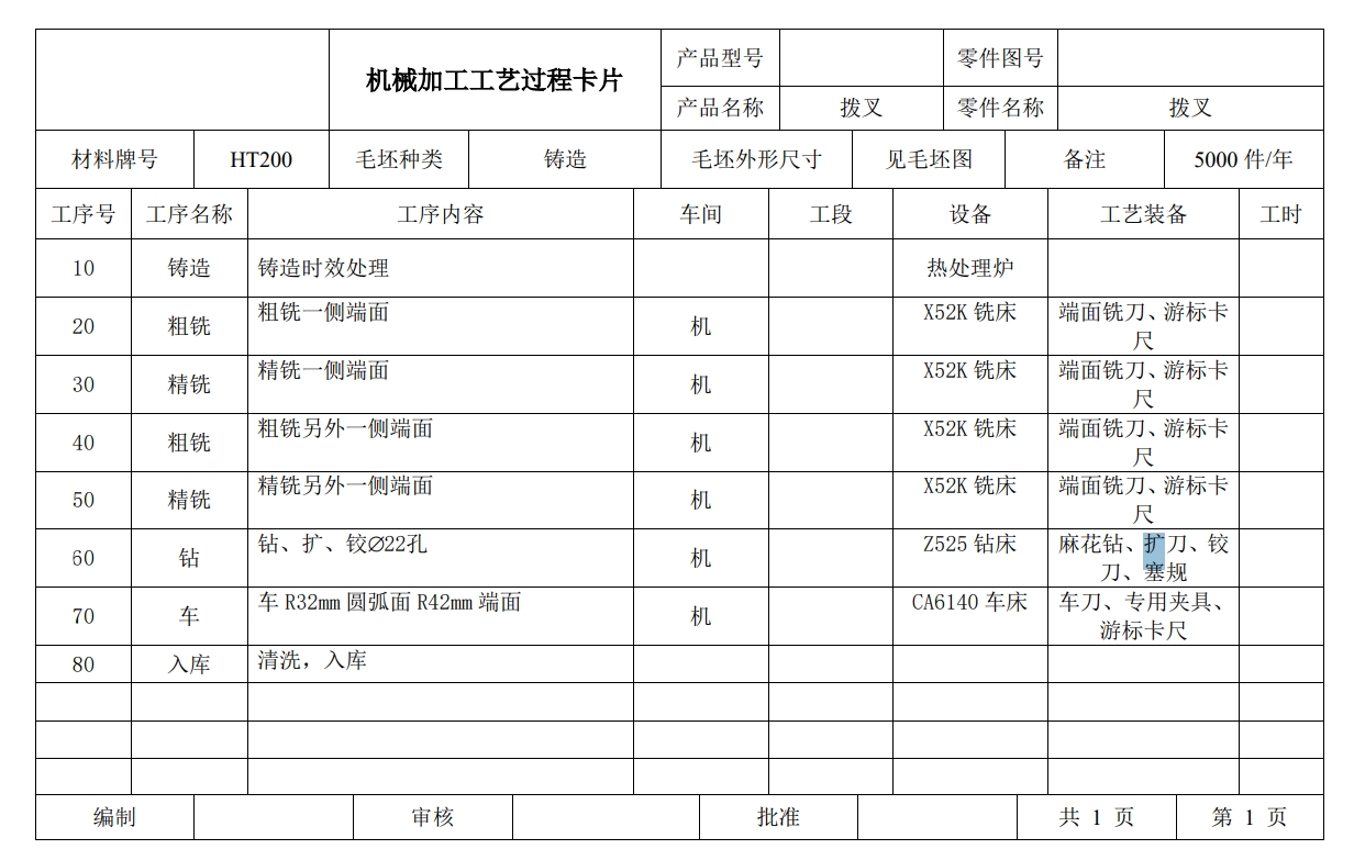 拨叉零件工艺及车夹具（多件装夹车床夹具）三维SW2013带参+CAD+说明