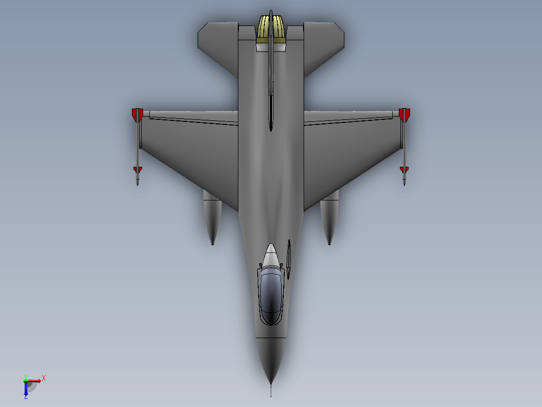 简易f16战斗机