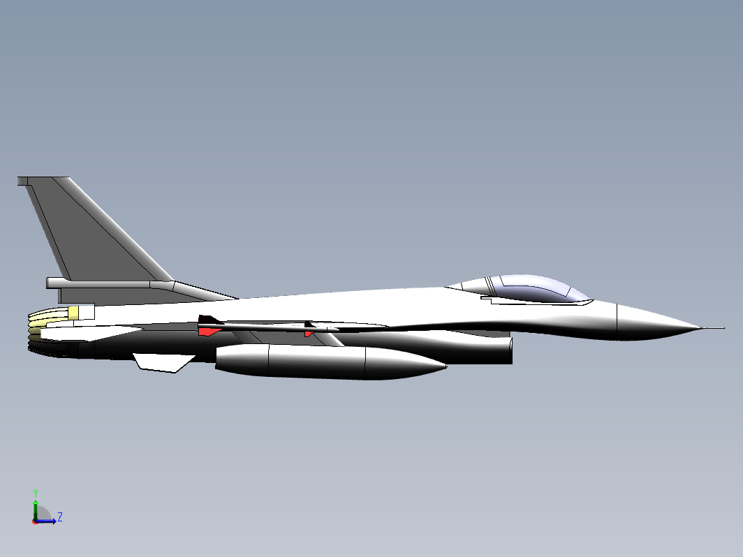 简易f16战斗机