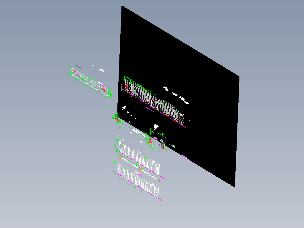 围墙栏杆施工图集-F0101