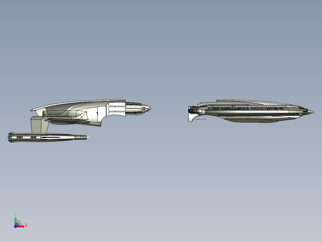 NCC-2508HR 二款宇宙飞行器