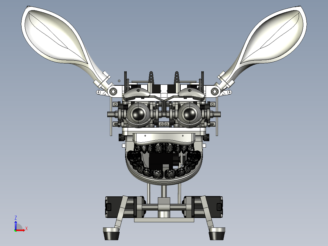 Animatronic Head机械精妙头部结构