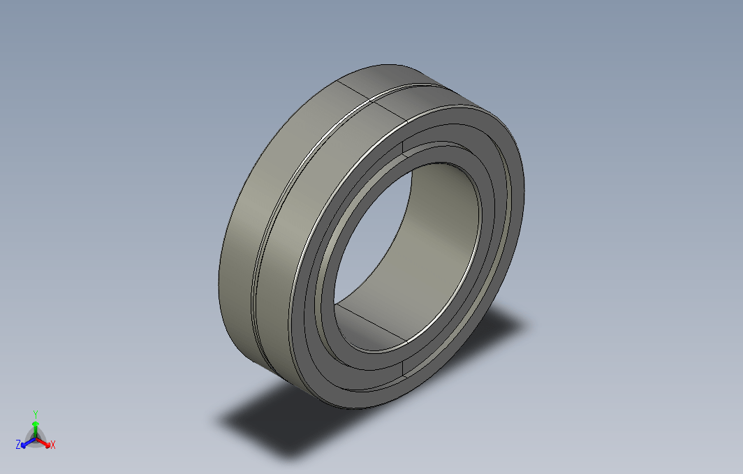 SKF1-12圆锥孔调心滚子轴承3D模型