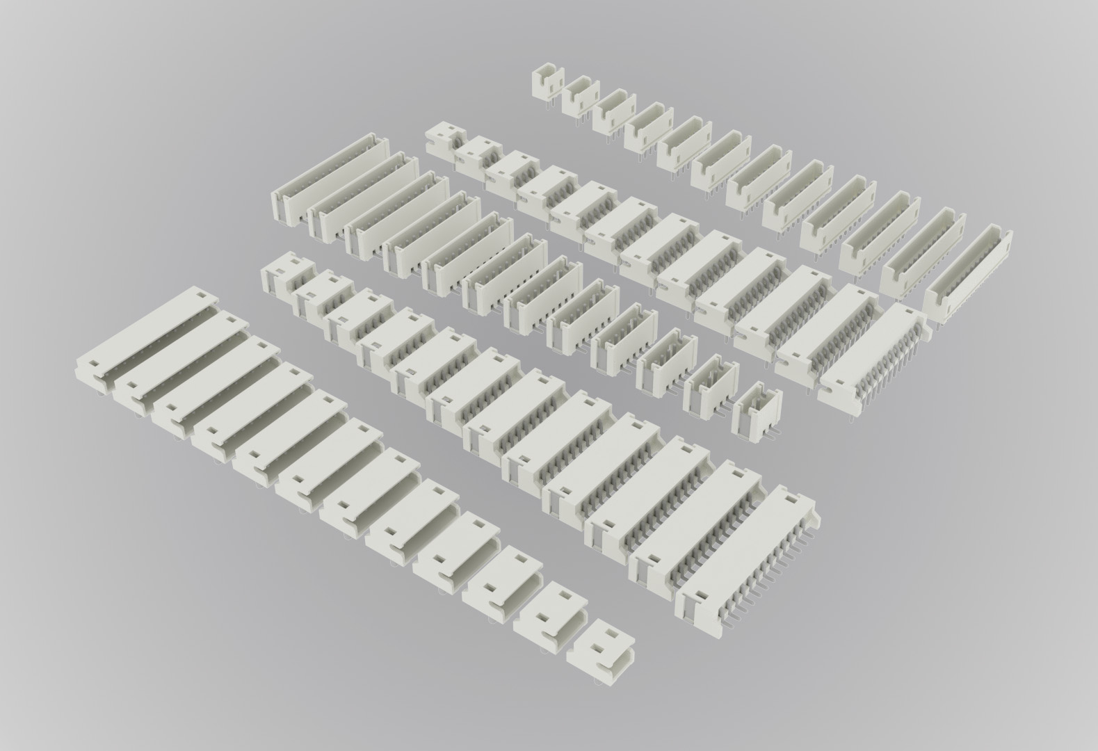 ZH 1.5mm 连接器 2-13 针