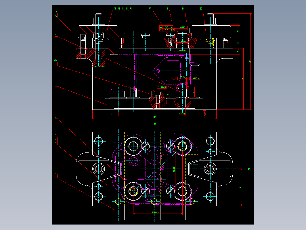 夹具CAD图纸