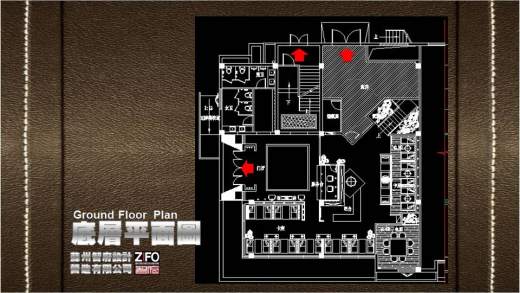 四季茗茶施工图+效果图缩略图