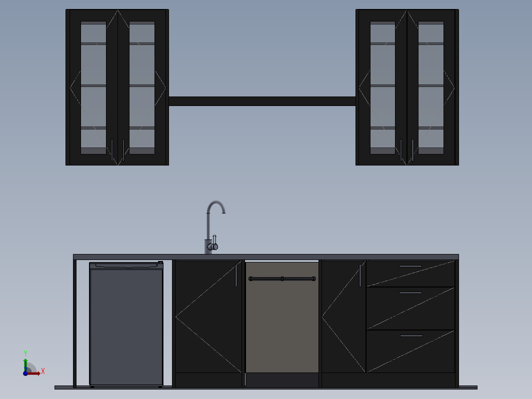 OFFICE KITCHEN厨房简易结构