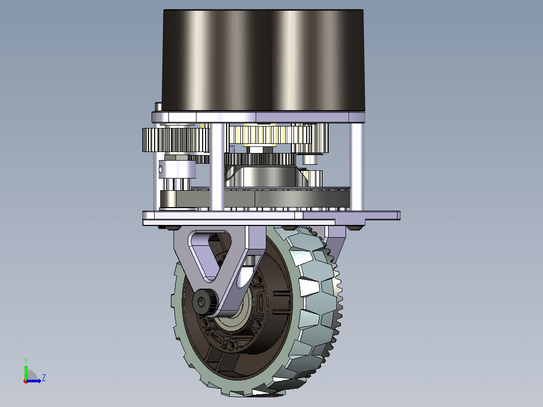 2910 MK2 Swerve小车转向轮