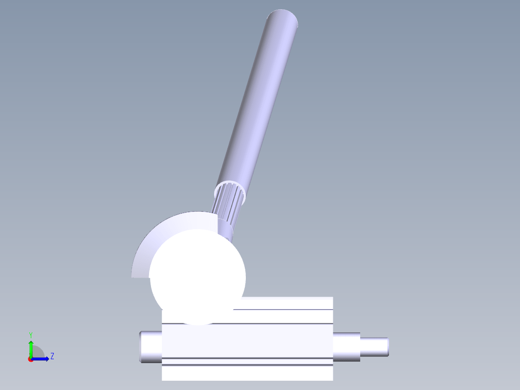 循环球式转向器 catia模型