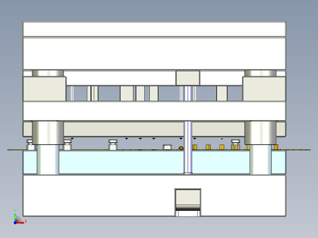 接触10a的渐进型模具