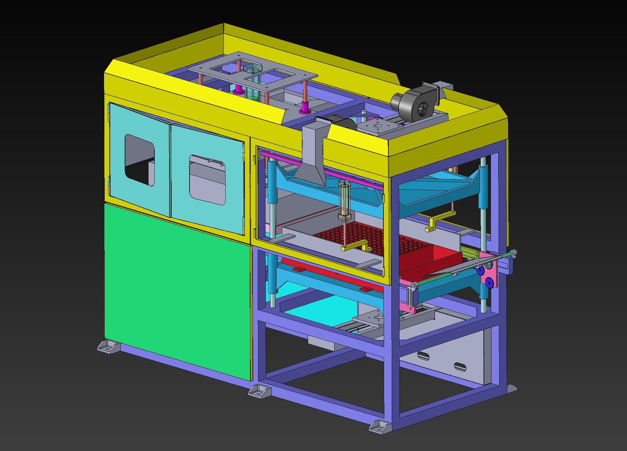 Vacuum Forming Machine塑料薄膜成型真空成型机