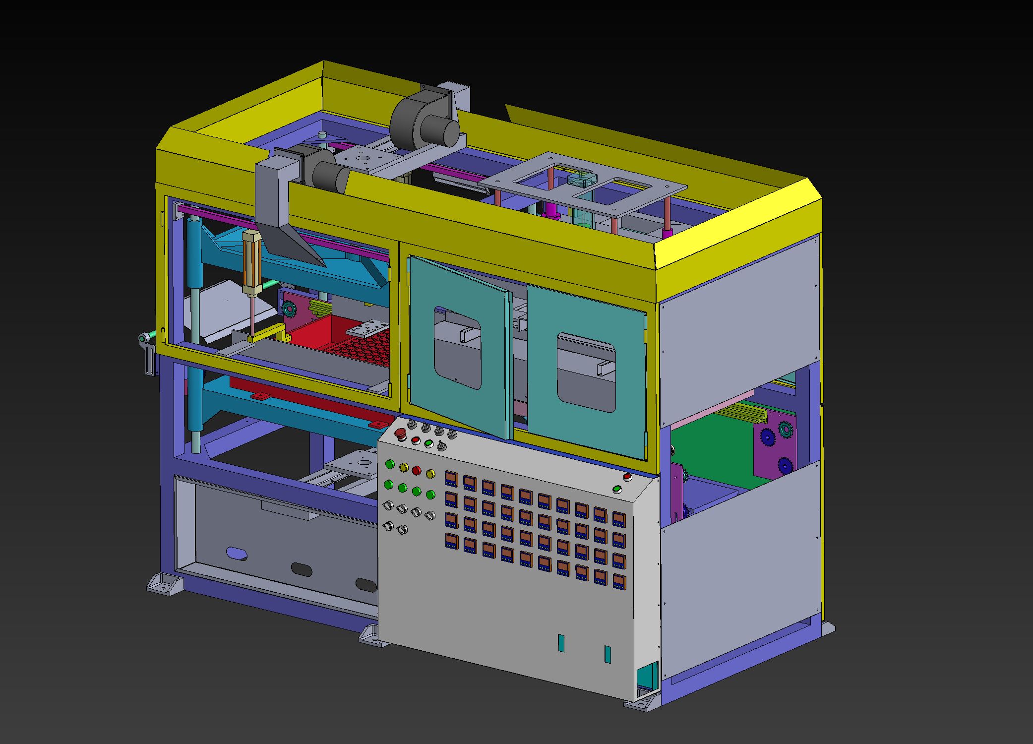 Vacuum Forming Machine塑料薄膜成型真空成型机