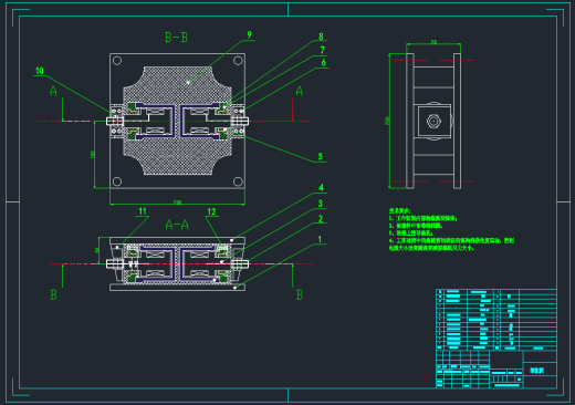 工程震动机减震器设计（CAD+说明书）缩略图