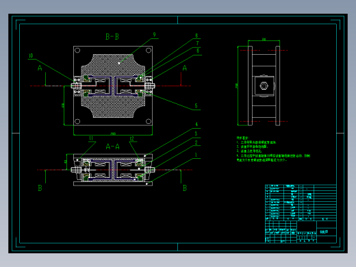 工程震动机减震器设计（CAD+说明书）