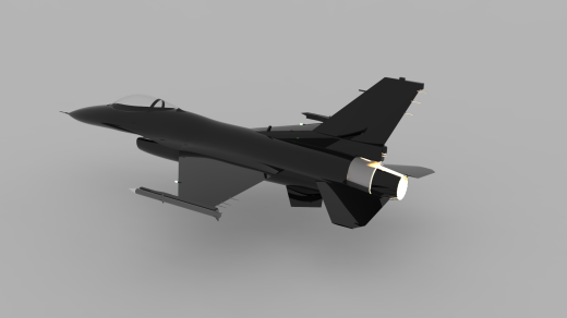 F16 Fighter jet战斗机缩略图