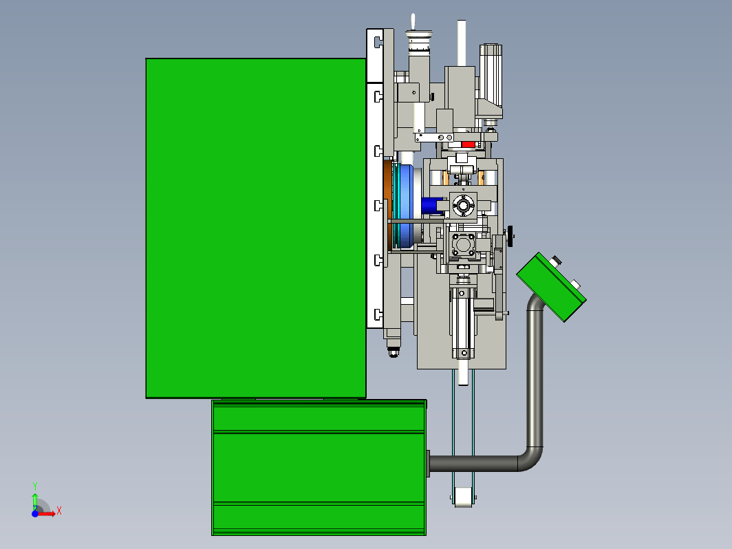 复卷机3D模型