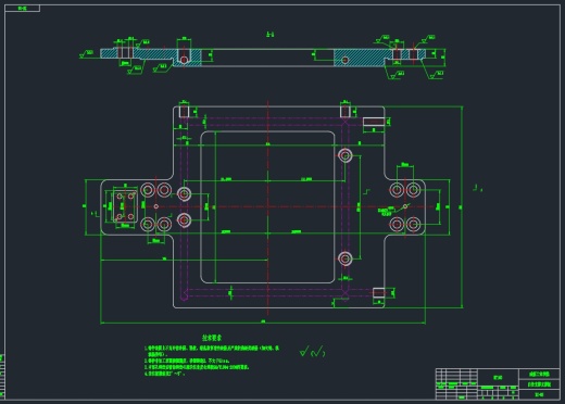 铣床+镗床两套夹具三维UG11.0带参缩略图