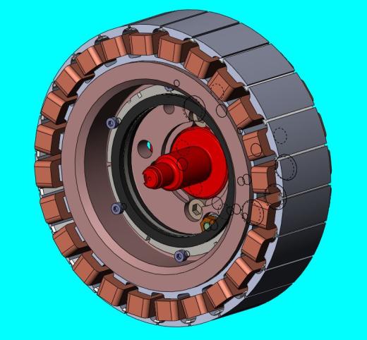 12寸轮毂电机（7.5KW650rpm） 缩略图