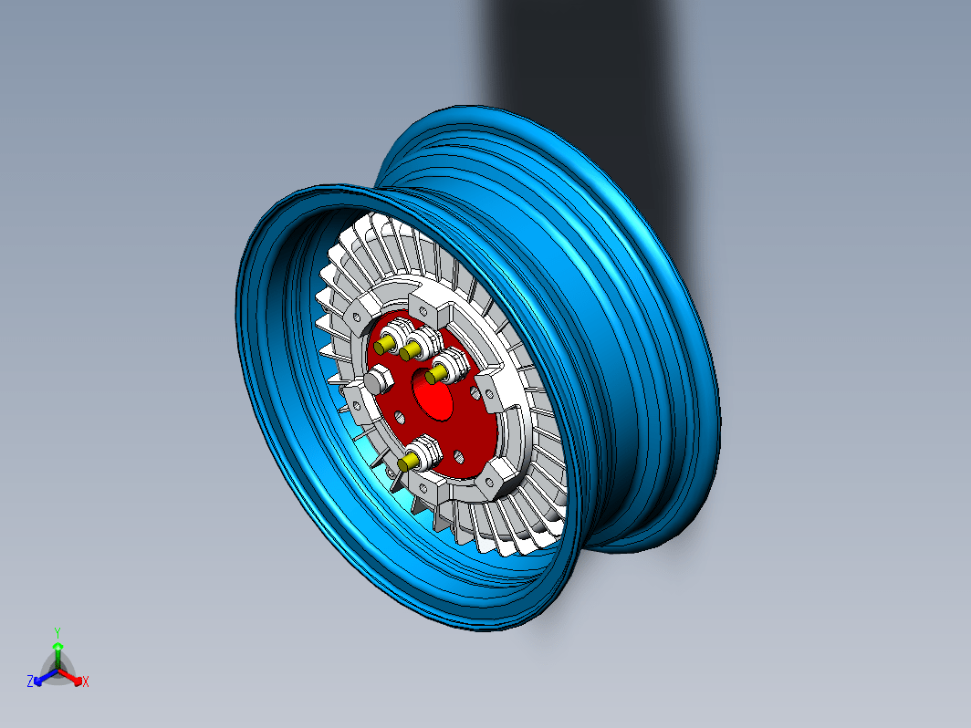 12寸轮毂电机（7.5KW650rpm） 