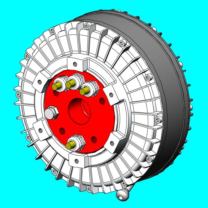 12寸轮毂电机（7.5KW650rpm） 