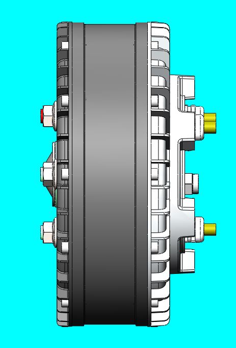 12寸轮毂电机（7.5KW650rpm） 