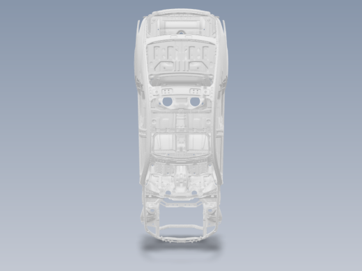某汽车车身造型建模缩略图