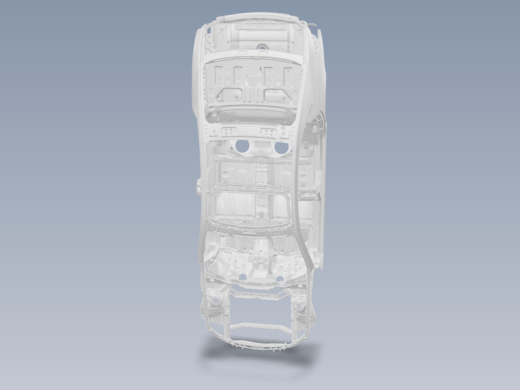 某汽车车身造型建模缩略图