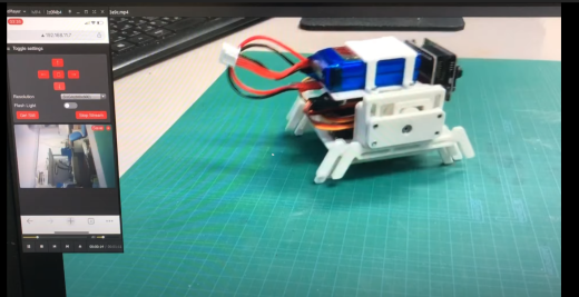 基于ESP32 CAM模组的爬行玩具缩略图