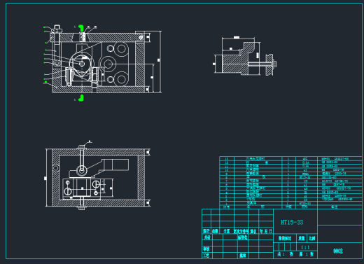 精密四柱平衡液压成型机设计（CAD+说明书）缩略图