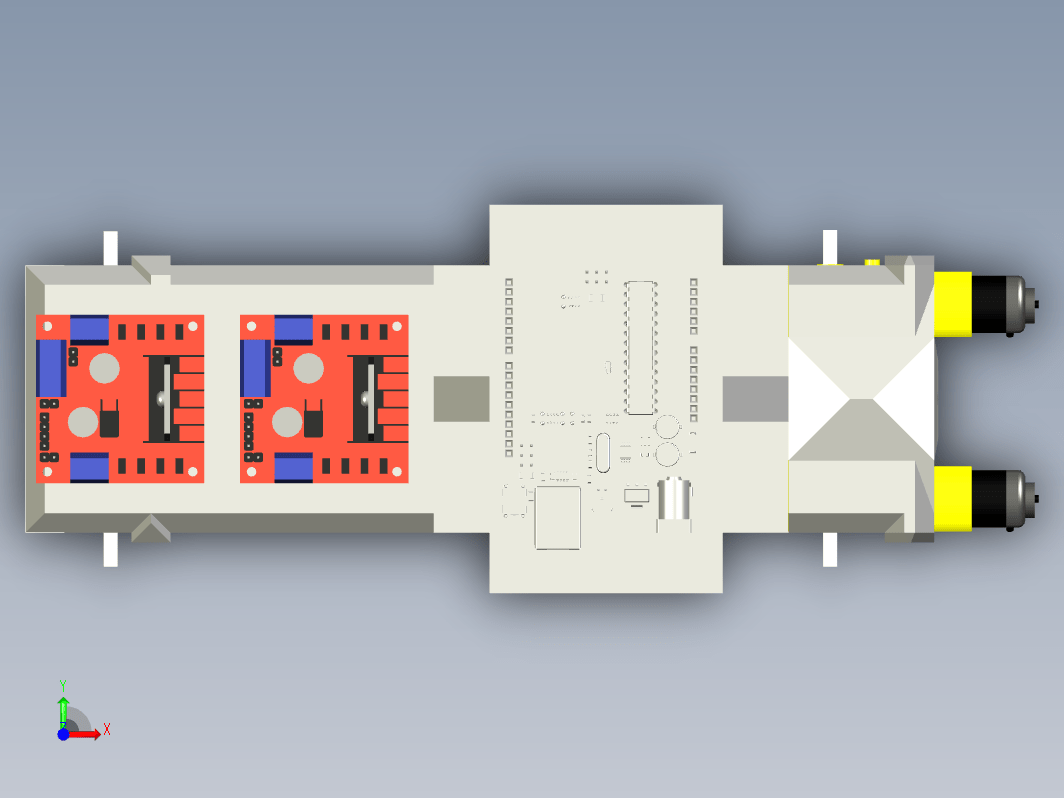 玩具小车控制系统模型图