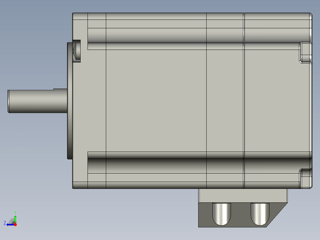 YK257EH56E1  57mm两相闭环步进电机（3D）