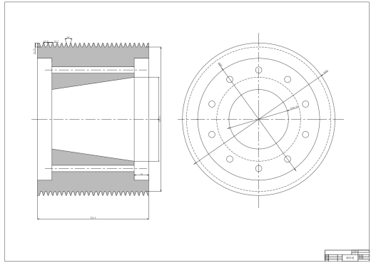 立轴冲击式破碎机设计CAD+说明缩略图