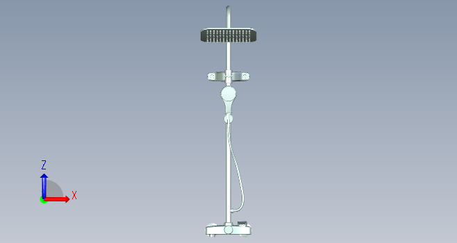 花洒淋浴建模模型