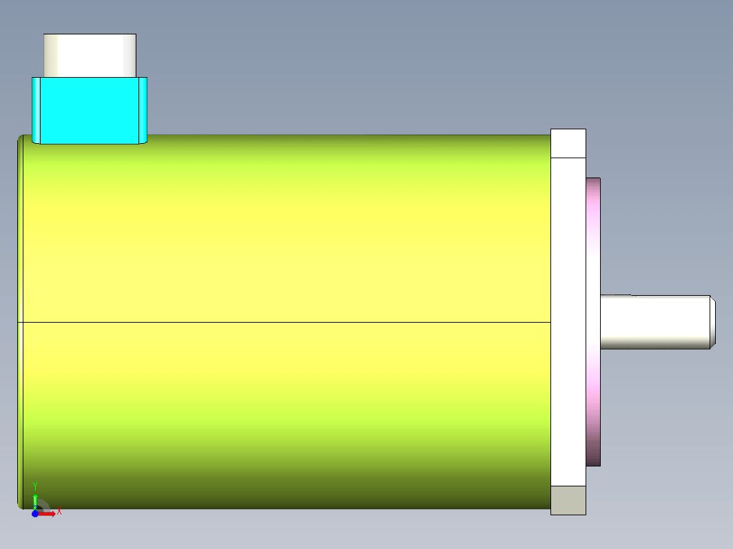 YK31320A  130mm三相步进电机（3D）