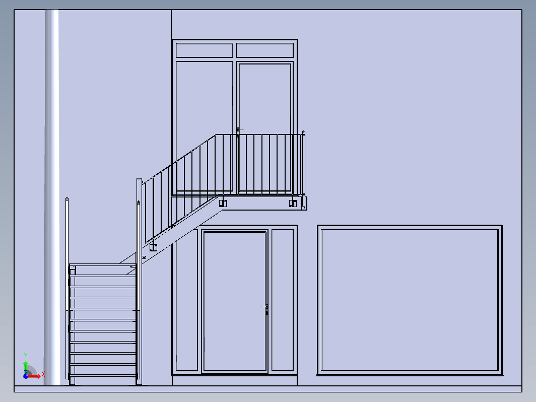 钢结构楼梯平台2