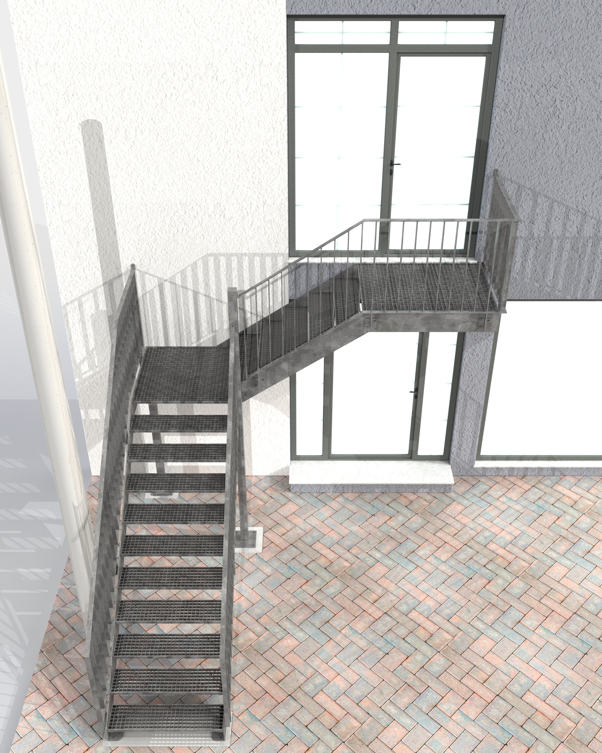 钢结构楼梯平台2