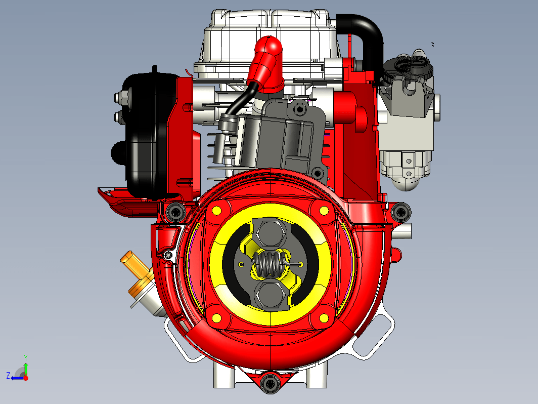 HONDA-GX25水平轴发动机