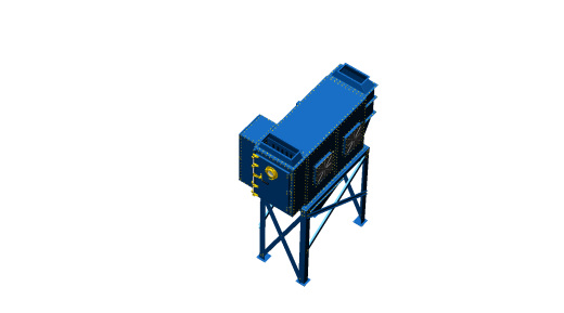 袋式除尘器 SBF-42-20-OH 1 料斗